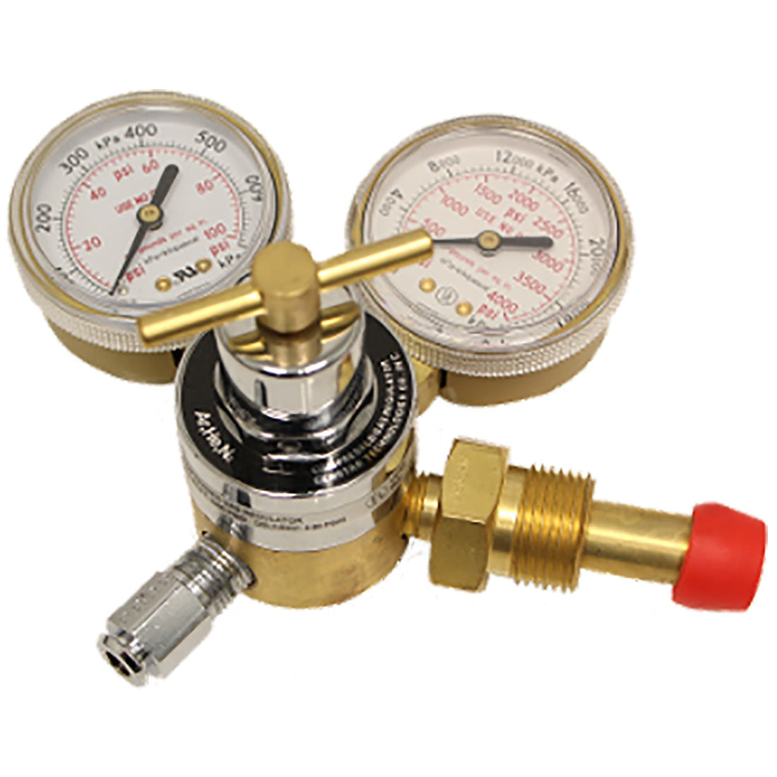 Nitrogen Regulator with Female Quick Disconnect